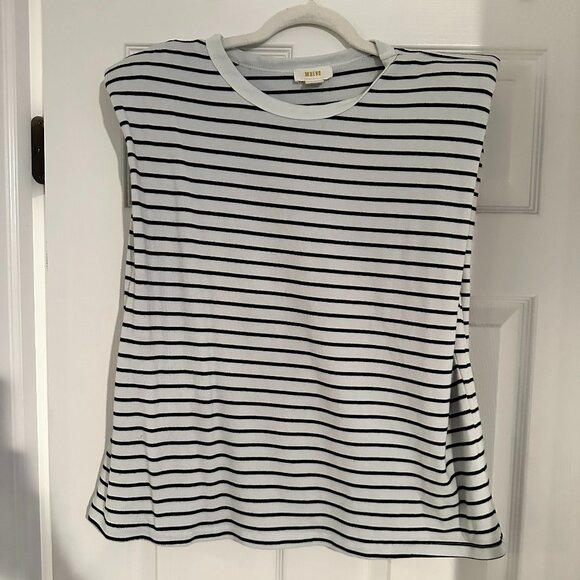 Maeve Striped Muscle Tee -- size XL -- Anthropologie - Picture 1 of 4